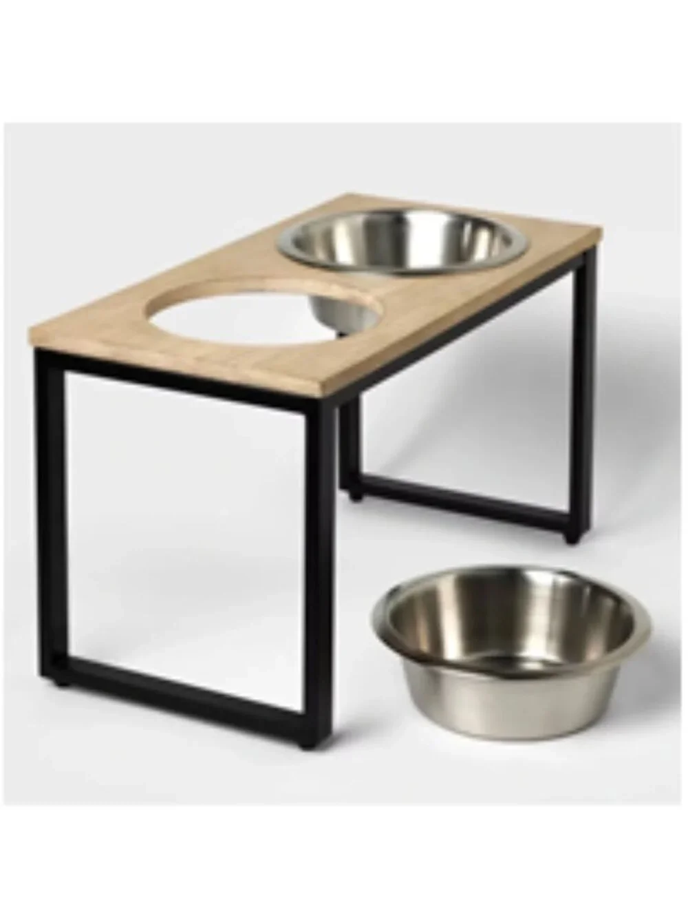 🐶BOOTS & BARKLEY~NIB Collapsible Elevated Feeder Double Dog Bowl 4 Cup capacity